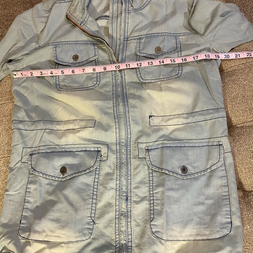 Chambray Utility Jacket - Picture 7 of 8